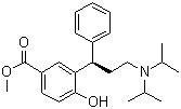 structure of CAS# 214601-17-9, 3-[(1R)-3-[Bis(1-methylethyl)amino]-1-phenylpropyl]-4-hydroxybenzoic acid methyl ester