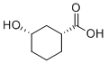 结构式 CAS# 21531-44-2, (1r,3s)-3-羟基环己烷-1-羧酸