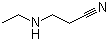 structure of CAS# 21539-47-9, 3-(Ethylamino)propionitrile;N-Ethyl-beta-alaninenitrile