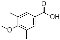 结构式 CAS# 21553-46-8, 3,5-二甲基-4-甲氧基苯甲酸