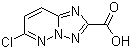 structure of CAS# 215530-62-4, 6-Chloro-[1,2,4]triazolo[1,5-b]pyridazine-2-carboxylic acid