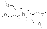 结构式 CAS# 2157-45-1, 四(甲氧基乙氧基)硅烷