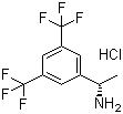 结构式 CAS# 216002-19-6, (S)-1-[3,5-双(三氟甲基)苯基]乙胺盐酸盐