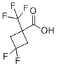 structure of CAS# 2167095-52-3, 3,3-Difluoro-1-(trifluoromethyl)cyclobutane-1-carboxylic acid