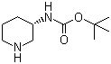 structure of CAS# 216854-23-8, (S)-3-N-Boc-aminopiperidine;(S)-3-(tert-Butoxycarbonylamino)piperidine