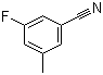 结构式 CAS# 216976-30-6, 3-氟-5-甲基苯腈