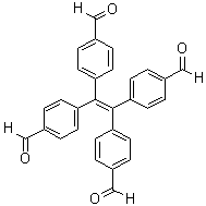 结构式 CAS# 2170451-48-4, 4,4',4'',4'''-(乙烯-1,1,2,2-四基)四苯甲醛