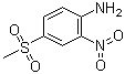 结构式 CAS# 21731-56-6, 4-(甲基磺酰基)-2-硝基苯胺