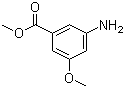 结构式 CAS# 217314-47-1, 3-氨基-5-甲氧基苯甲酸甲酯