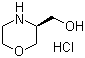 structure of CAS# 218594-79-7, (S)-Morpholin-3-ylmethanol hydrochloride;(S)-3-Hydroxymethylmorpholine hydrochloride