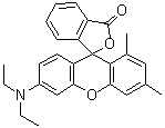 结构式 CAS# 21934-68-9, 6'-(二乙基氨基)-1',3'-二甲基荧烷