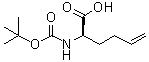 structure of CAS# 219819-76-8, (2R)-2-[[(1,1-Dimethylethoxy)carbonyl]amino]-5-hexenoic acid