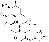结构式 CAS# 219989-84-1, 伊沙匹隆