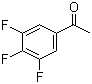 structure of CAS# 220141-73-1, 3',4',5'-Trifluoroacetophenone;1-(3,4,5-Trifluorophenyl)ethanone