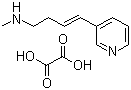 structure of CAS# 220662-95-3, RJR-2403 oxalate;(3E)-N-methyl-4-(3-pyridinyl)-3-buten-1-amine ethanedioate
