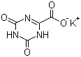 Potassium oxonate molecular structure (CAS 2207-75-2)
