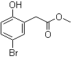 结构式 CAS# 220801-66-1, 5-溴-2-羟基苯乙酸甲酯