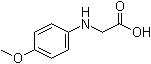 结构式 CAS# 22094-69-5, N-(4-甲氧基苯基)甘氨酸