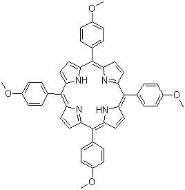 structure of CAS# 22112-78-3, 5,10,15,20-Tetrakis(4-methoxyphenyl)-21H,23H-porphine