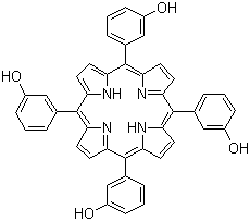 structure of CAS# 22112-79-4, 5,10,15,20-Tetra(3-hydroxyphenyl)porphyrin;meso-Tetra(m-hydroxyphenyl)porphine