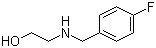 structure of CAS# 22116-33-2, 2-(4-Fluorobenzylamino)ethanol