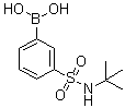 结构式 CAS# 221290-14-8, [3-[[叔丁基氨基]磺酰基]苯基]硼酸