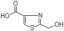 structure of CAS# 221322-09-4, 2-(Hydroxymethyl)thiazole-4-carboxylic acid