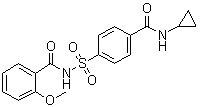 结构式 CAS# 221667-31-8, Cyprosulfamide