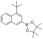 结构式 CAS# 2217657-10-6, 2-(4-(叔-丁基)萘-2-基)-4,4,5,5-四甲基-1,3,2-二氧硼杂环戊烷