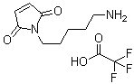 结构式 CAS# 222159-87-7, 1-(5-氨基戊基)-1H-吡咯-2,5-二酮 2,2,2-三氟乙酸盐