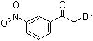 结构式 CAS# 2227-64-7, 2-溴-3'-硝基苯乙酮