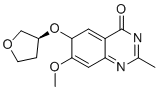 structure of CAS# 2230840-12-5, 7-methoxy-2-methyl-6-[(3S)-oxolan-3-yl]oxy-6H-quinazolin-4-one