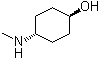 结构式 CAS# 22348-44-3, 反式-4-(甲基氨基)环己烷-1-醇