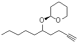 structure of CAS# 223734-62-1, (S)-5-[(Tetrahydropyranyl)oxy]-1-decyne;2-[[(1S)-1-(3-Butyn-1-yl)hexyl]oxy]tetrahydro-2H-pyran