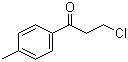 structure of CAS# 22422-21-5, 4'-Methyl-3-chloropropiophenone;3-Chloro-1-(4-methylphenyl)propan-1-one