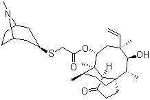 结构式 CAS# 224452-66-8, 瑞他帕林; 瑞他莫林