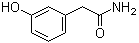 structure of CAS# 22446-41-9, 3-Hydroxybenzeneacetamide;m-Hydroxyphenylacetamide