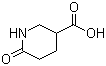 structure of CAS# 22540-50-7, 6-Oxo-3-piperidinecarboxylic acid;6-Oxonipecotic acid; 2-Piperidone-5-carboxylic acid; 5-Carboxy-2-piperidone