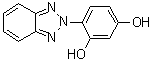 structure of CAS# 22607-31-4, 4-(2H-Benzotriazol-2-yl)-1,3-benzenediol;2-(2',4'-Dihydroxyphenyl)benzotriazole; 4-(2H-Benzotriazol-2-yl)resorcinol; Dainsorb T 0