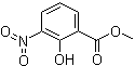 structure of CAS# 22621-41-6, Methyl 3-nitrosalicylate;2-Hydroxy-3-nitrobenzoic acid methyl ester; 3-Nitrosalicylic acid methyl ester; Methyl 2-hydroxy-3-nitrobenzoate