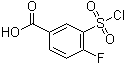 结构式 CAS# 2267-40-5, 3-氯磺酰基-4-氟苯甲酸