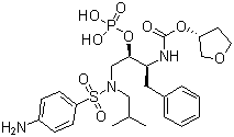 结构式 CAS# 226700-79-4, 福沙那韦; 夫沙那韦