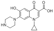 structure of CAS# 226903-07-7, Ciprofloxacin EP Impurity F;6-Hydroxy-6-defluoro Ciprofloxacin