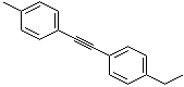 structure of CAS# 22692-80-4, 1-Ethyl-4-[(4-methylphenyl)ethynyl]benzene;2-BTB-1; (p-Ethylphenyl)-p-tolylacetylene