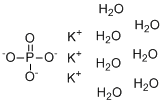 structure of CAS# 22763-02-6, Phosphoric Acid Tripotassium Salt Heptahydrate;Tribasic potassium phosphate heptahydrate