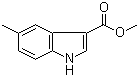 结构式 CAS# 227960-12-5, 5-甲基吲哚-3-甲酸甲酯
