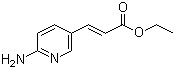 structure of CAS# 227963-57-7, (E)-3-(6-Aminopyridin-3-yl)-2-propenoic acid ethyl ester