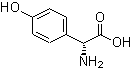 结构式 CAS# 22818-40-2, D(-)-对羟基苯甘氨酸