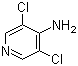 结构式 CAS# 22889-78-7, 4-氨基-3,5-二氯吡啶