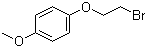 structure of CAS# 22921-76-2, 1-(2-Bromoethoxy)-4-methoxybenzene